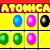 Atomica :: Arrange 3 or more atoms of similar colour in horizontal/vertical/diagonal sequence