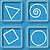 Shape Match :: Quickly match the shapes in the grid to those displayed at the top. You have less time each level.